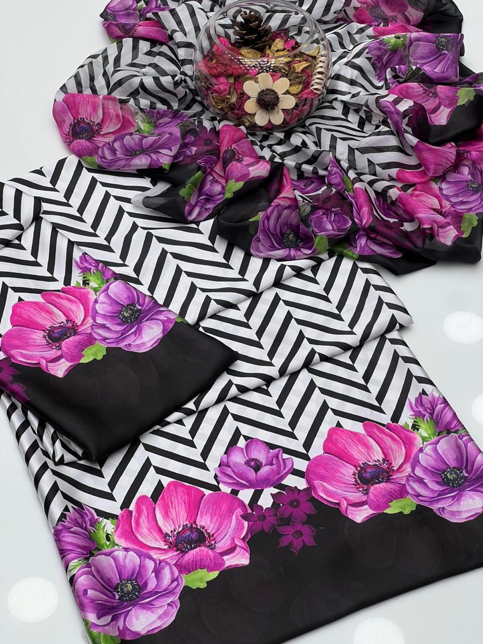 WINTER SILK DIGITAL PRINTED 3-PIECE - SD#63